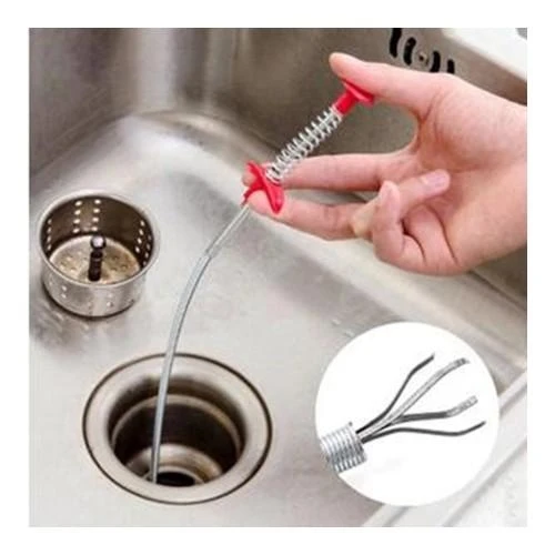 Baysa Lavabo Temizleme Kancası Kıskacı Pratik Tel 90 cm - 2
