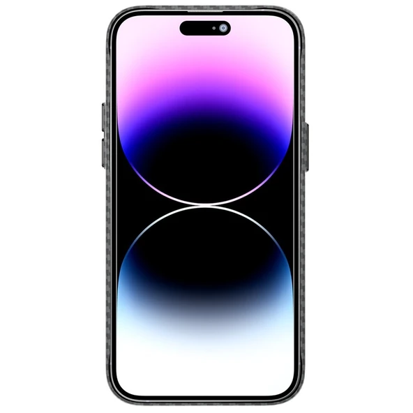 İPhone 14 Pro Uyumlu Mekanik Karbon Tuke  Kılıf - 2
