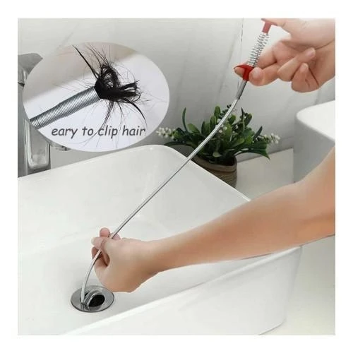Baysa Lavabo Temizleme Kancası Kıskacı Pratik Tel 90 cm - 3