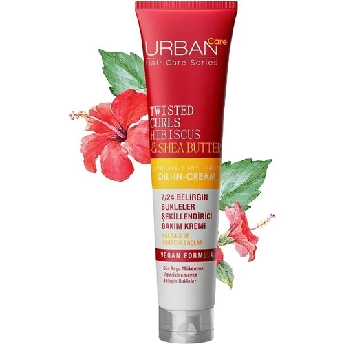 Urban Curl Hibiscus Water & Shea Butter Durulanmayan 7/24 Saç Bakım Kremi 175Ml - 2