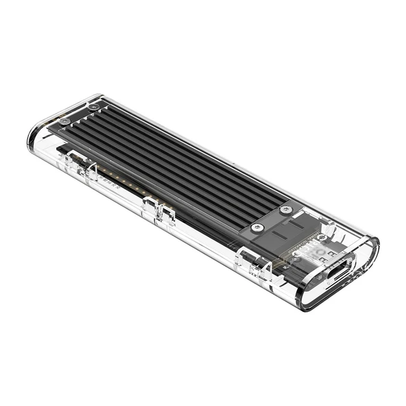 ORICO TCM2F-C3 NGFF M2 Şeffaf Alüminyum USB Type-C Harici Disk Kutusu - 2