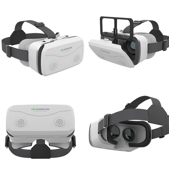 VRSHINECON G15 Sanal Gerçeklik Gözlüğü Siyah 4.7-7.2 inç Telefon Uyumlu - 3