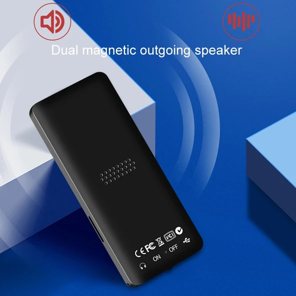 Bluetooth MP3 MP4 Öğrenci Walkman Müzik Çalar E Kitap Okuyucu Hafıza Kartı Olmadan - 7