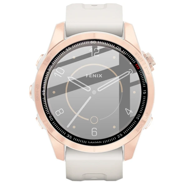 Garmin Fenix 7S Uyumlu HD Şeffaf Aşınmaya Dayanıklı Saat Ekran Koruyucu Film - 6
