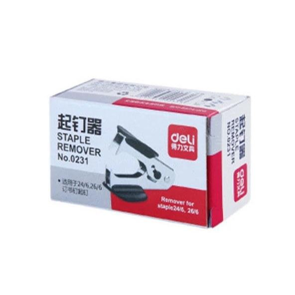 Deli 0231 Mini Taşınabilir Emek Tasarruflu Tırnak Çıkarıcı Siyah - 7