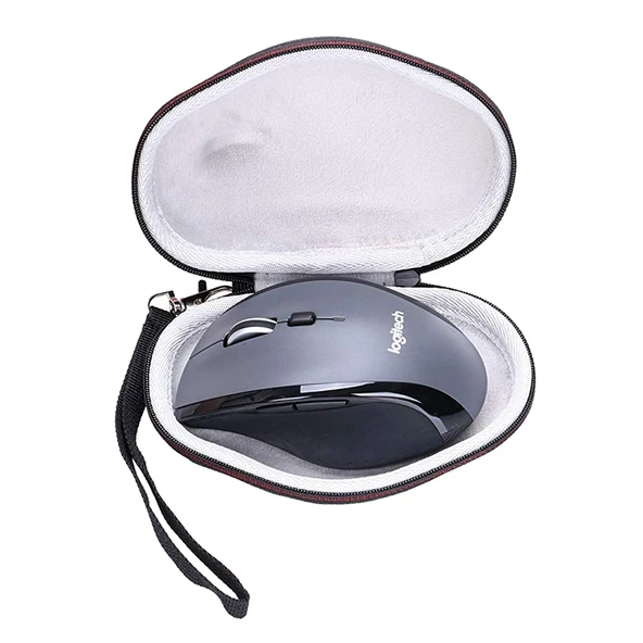 Logitech M720 Triathalon Çoklu Cihaz Kablosuz Mouse için EVA Sert Kılıf Seyahat Koruyucu Çanta