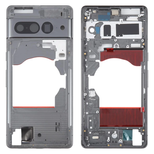 Google Pixel 7 Pro Ön Gövde LCD Çerçeve Siyah