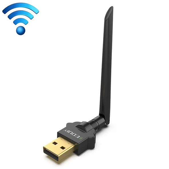 EDUP EP-AC1669 AC1300Mbps Cift Bant USB Wifi Adaptoru 2dbi Antenli