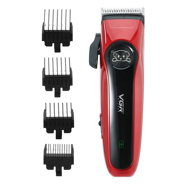 VGR V202 Evcil Hayvan Tıraş Makinesi Kırmızı