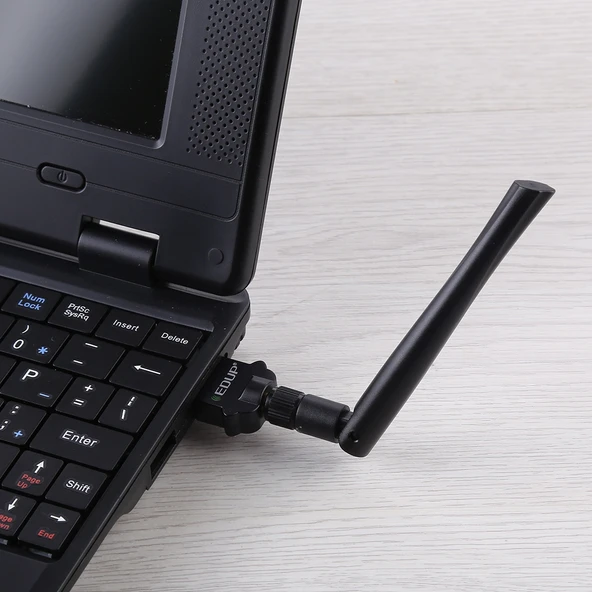 EDUP EP-AC1669 AC1300Mbps Cift Bant USB Wifi Adaptoru 2dbi Antenli - 10