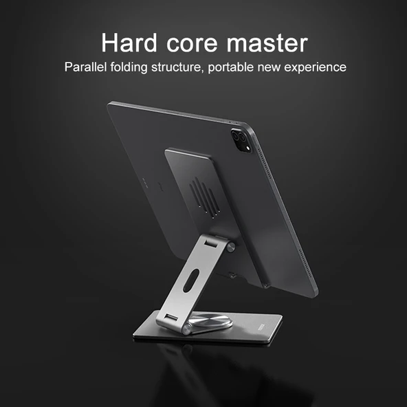 MOMAX KH5E Alüminyum Alaşımlı Döner Katlanabilir Tablet Telefon Tutucu - 8