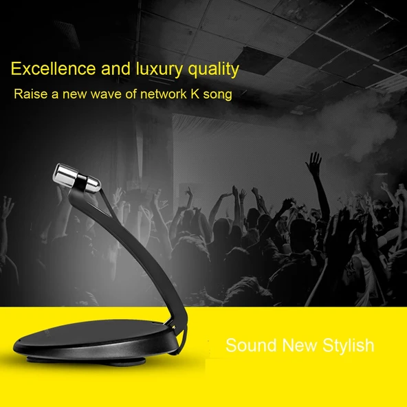 Yanmai SF-911B USB 2.0 Profesyonel Kondansatör Ses Kayıt Mikrofonu Siyah 1.5m Kablo ve Sabit Standlı PC Mac Uyumlu - 5