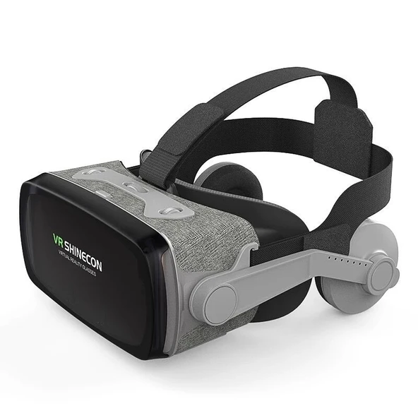VR Shinecon G07E Sanal Gerçeklik 3D Video Gözlüğü Gri 4.0-6.3 İnç Telefon Uyumlu