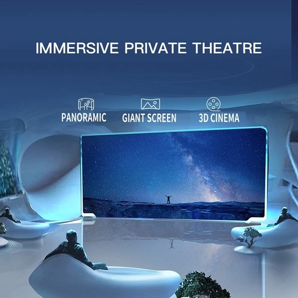 VR Shinecon G07E Sanal Gerçeklik 3D Video Gözlüğü Gri 4.0-6.3 İnç Telefon Uyumlu - 12