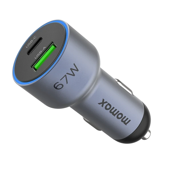MOMAX UC16E 67W USB C ve USB Çift Portlu Araç Şarj Cihazı - 3