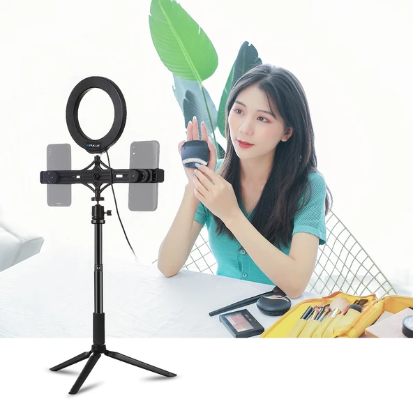 PULUZ Ayarlanabilir Alüminyum Alaşımlı Tripod Montajlı Monopod Uzatma Merkezi Şaft Çubuğu - 6
