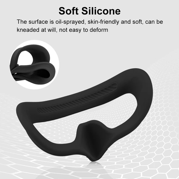 DJI Avata Goggles 2 Uçuş Göz Maskesi Silikon Koruyucu Kılıf Siyah - 4