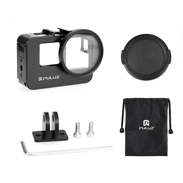 Insta360 Ace Pro Ace Metal Kafes Adaptör Çerçeve 52mm UV Filtre Siyah - 12