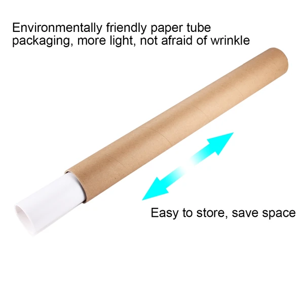 PULUZ Fotoğraf Stüdyosu Arka Plan PVC Kağıt Beyaz 73.5x36 cm - 5