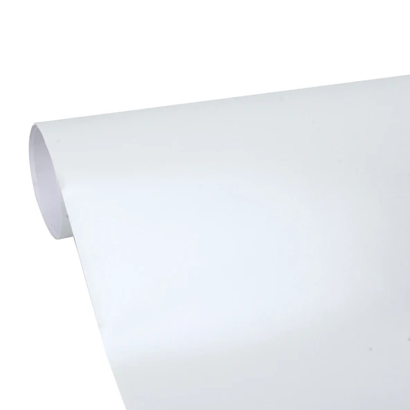 1.52m x 0.5m Beyaz Araba Dekoratif Film Hava Kabarcıklı Koruyucu Vinil Sticker - 3