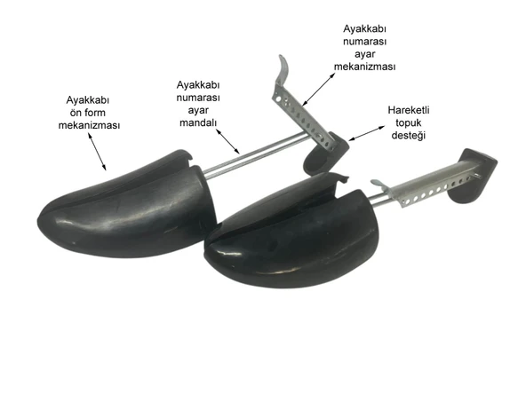 SRTfootcare Pratik Metal Ayakkabı Açma Genişletme ve Form Kalıbı 1 Çift - 6