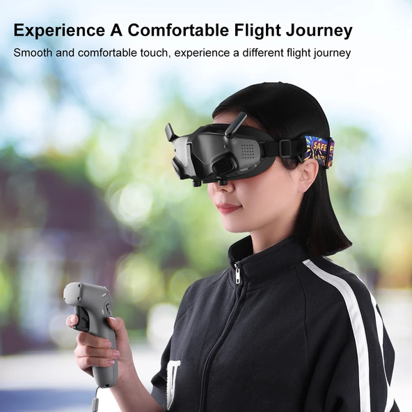 DJI Avata Goggles 2 Uçuş Göz Maskesi Silikon Koruyucu Kılıf Siyah - 6