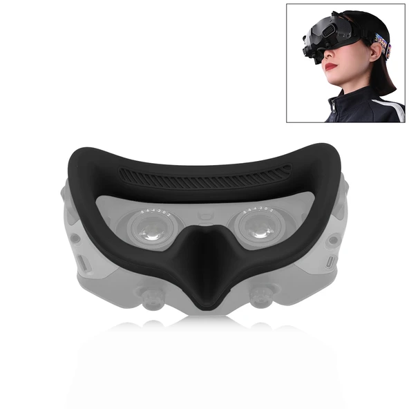 DJI Avata Goggles 2 Uçuş Göz Maskesi Silikon Koruyucu Kılıf Siyah
