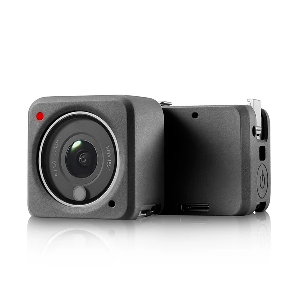 DJI Action 2 Uyumlu Siyah Bölünmüş Silikon Koruyucu Kılıf - 3