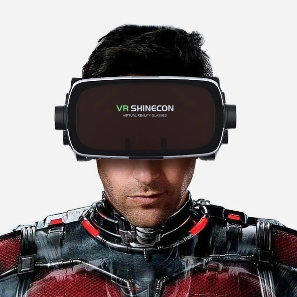 VR Shinecon G07E Sanal Gerçeklik 3D Video Gözlüğü Gri 4.0-6.3 İnç Telefon Uyumlu - 10