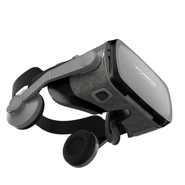 VR Shinecon G07E Sanal Gerçeklik 3D Video Gözlüğü Gri 4.0-6.3 İnç Telefon Uyumlu - 3