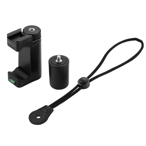 PULUZ Vlogging Canlı Yayın El Tutamağı Selfie Rig Sabitleyici ABS Tripod Adaptör Montaj Soğuk Ayakkabı Tabanlı ve Bilek Askılı - 3