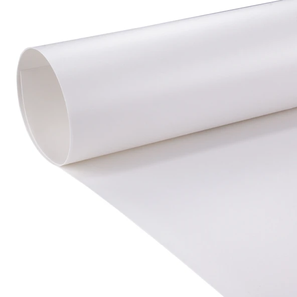 PULUZ Fotoğraf Stüdyosu Arka Plan PVC Kağıt Beyaz 73.5x36 cm - 3