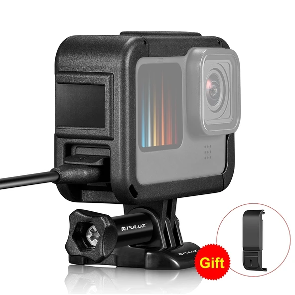 GoPro HERO9 10 11 12 13 Siyah PA Kafes Yan Kapaklı Koruyucu Çerçeve