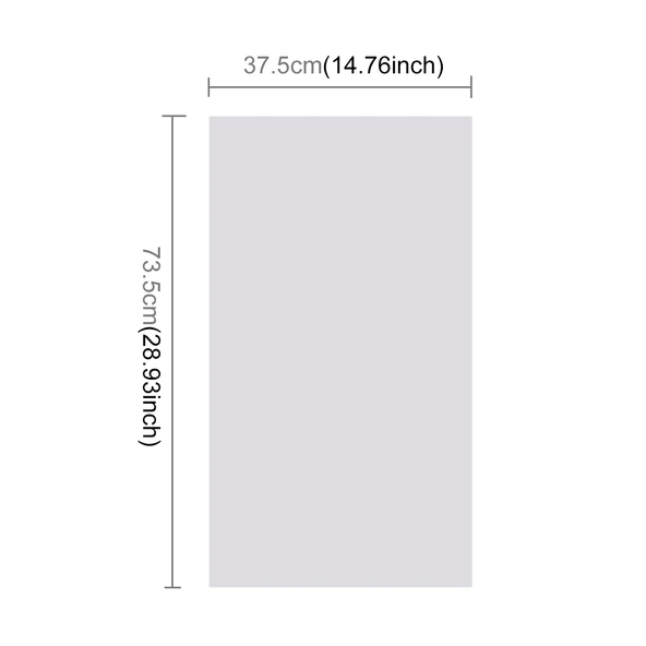 PULUZ Fotoğraf Stüdyosu Arka Plan PVC Kağıt Beyaz 73.5x36 cm - 4