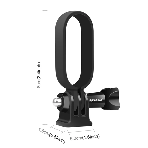 Insta360 GO 2 Uyumlu Plastik Koruyucu Kafes Tripod Taban Adaptörlü Siyah - 2