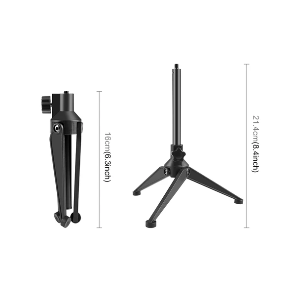 PULUZ Masaüstü Ayarlanabilir Tripod Stand Selfie Çubuğu Tutucu - 3