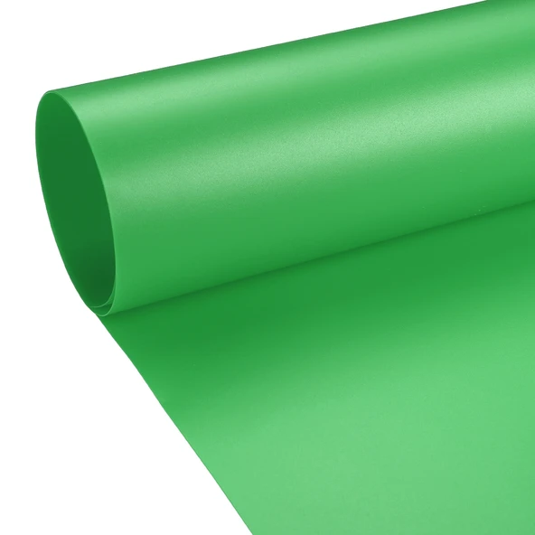 PULUZ Fotoğraf Arka Plan PVC Kağıt Seti Stüdyo Çadır Kutusu 121x58cm Yeşil - 3
