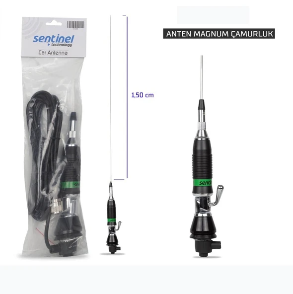 Sentinel Magnum Çamurluk Anten 150cm