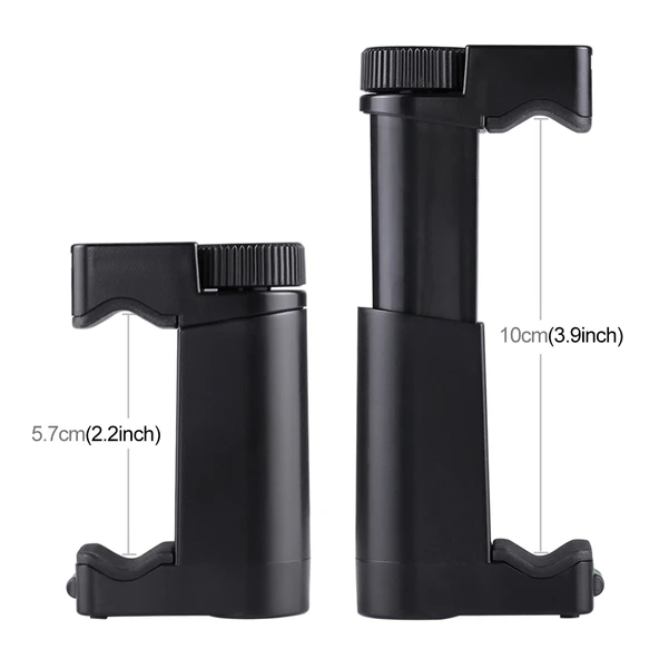 PULUZ Katlanabilir Plastik Tripod ve Vlogging Canlı Yayın El Tutacağı ABS Montaj Soğuk Ayakkabı ve Bilek Kayışı ile Akıllı Telefonlar için - 4
