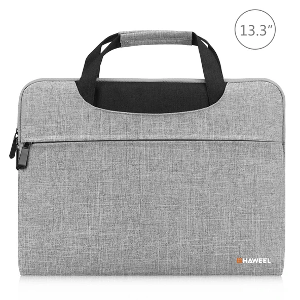 Haweel 13-15 Inç Gri Laptop Çantası Macbook Samsung Lenovo Sony Dell Alienware Chuwi Asus Hp Uyumlu
