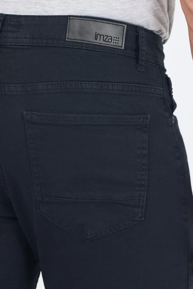 Koyu Antrasit Pamuklu 5 Cep Casual Slim Fit 5 Cep Pantolon 1003250318 - 5
