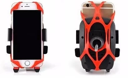 Pratik Lastik Destekli Standlı Bisiklet Telefon Tutucu ürün görseli 1