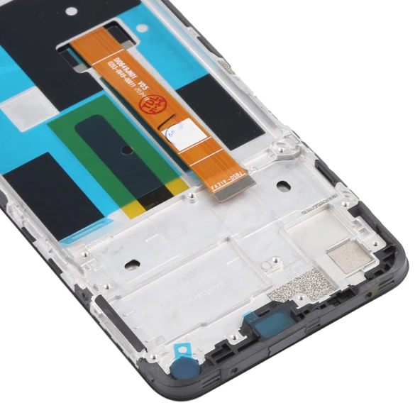 OPPO Realme 7 Global 4G Uyumlu Çerçeveli LCD Ekran ve Dokunmatik Panel Komple Set - 4