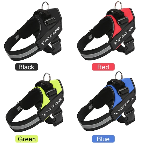 Köpek Göğüs Tasması K9 Anti Sprint Oxford Kumaş Kırmızı Large 23-30kg - 8