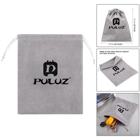 PULUZ 16 in 1 CNC Metal Aksesuar Seti Siyah EVA Kılıf ile GoPro Insta360 DJI ve Diğer Aksiyon Kameraları için - 7