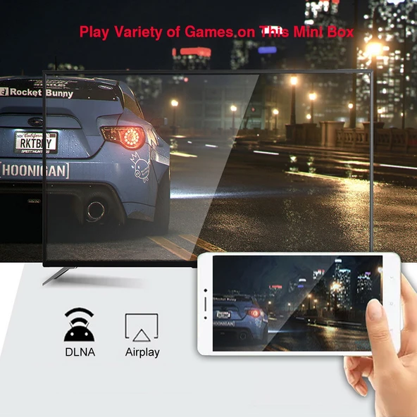 H96 Max 3318 4K Ultra HD Android TV Kutusu EU Prizli 2GB RAM 16GB Depolama - 10
