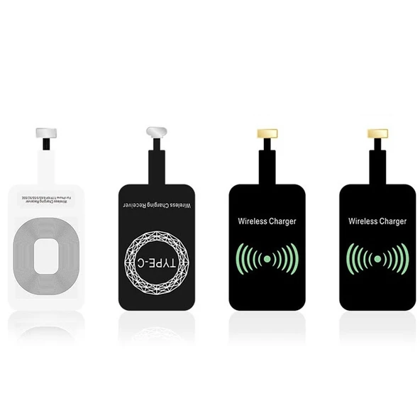 Kablosuz Şarj Alıcısı Mobil Telefon Şarj Endüksiyon Bobini Yaması Yerli TYPE-C Alıcı - 2