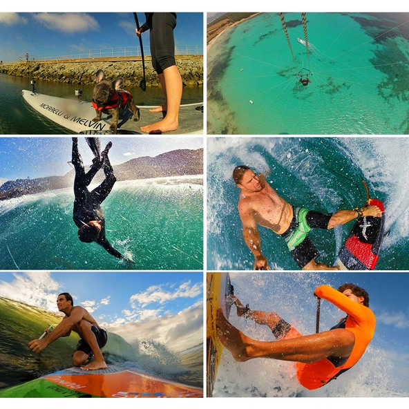 PULUZ 14 in 1 Sörf Aksesuarları Kombin Seti GoPro Insta360 DJI ve Diğer Aksiyon Kameraları İçin - 9