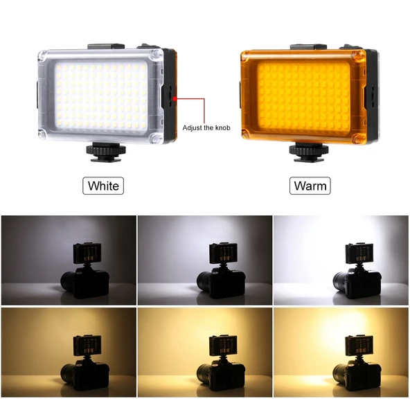 PULUZ 2'si 1 Arada Vlogging Canlı Yayın LED Selfie Işığı ve Video Rig Kiti Mavi - 8