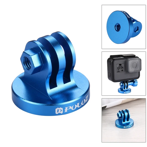 PULUZ 16 in 1 CNC Metal Aksesuar Seti Siyah EVA Kılıf ile GoPro Insta360 DJI ve Diğer Aksiyon Kameraları için - 4